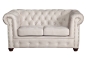 Preview: MODELL:  " CHESTERFIELD CLASSIC “  2 - SITZER SOFA IN STOFF AMORE PREMIUM *)