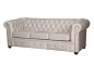 Preview: MODELL:  " CHESTERFIELD CLASSIC “  2 - SITZER SOFA IN STOFF AMORE PREMIUM *)