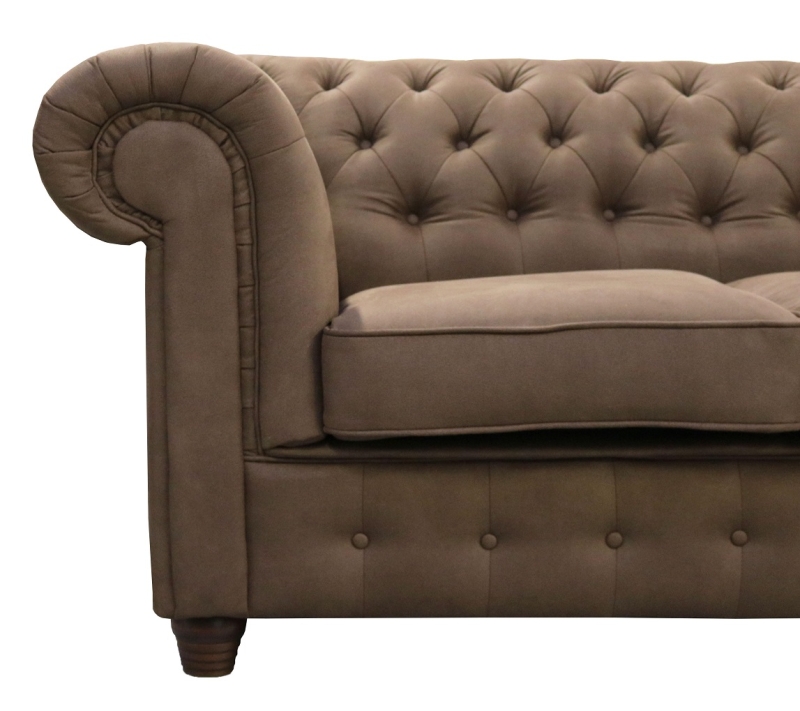 MODELL:  " CHESTERFIELD EMPIRE " 3-SITZER SOFA IN SAMTSTOFF VELVET PREMIUM