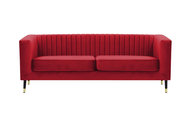 MODELL: ENYA 3 SITZER SOFA IN SAMTSTOFF „ VELOURS “ PREMIUM