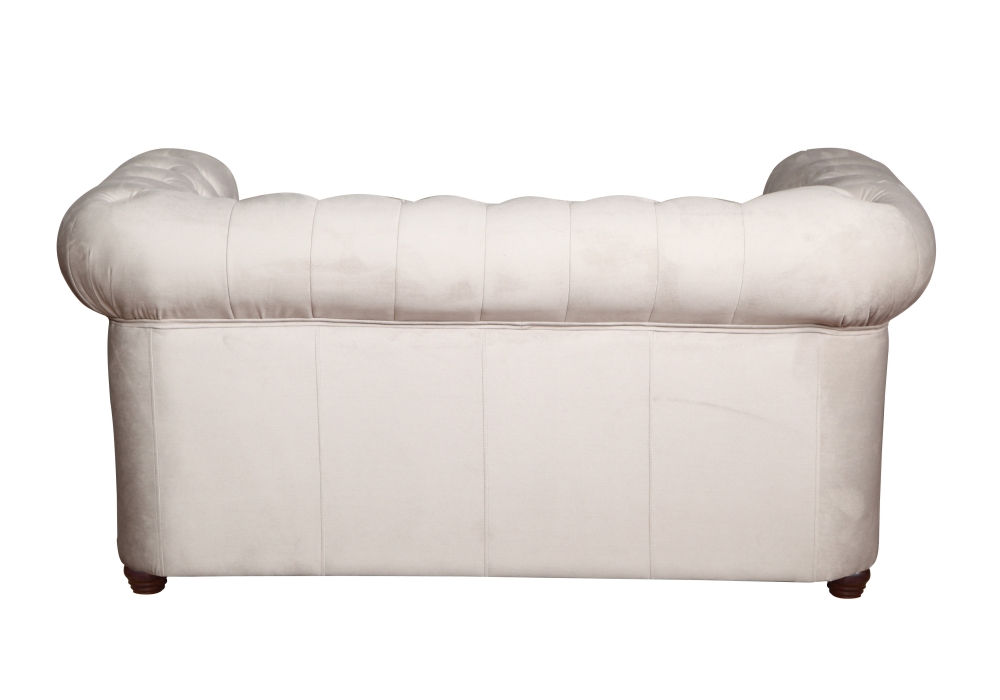 MODELL:  " CHESTERFIELD CLASSIC “  2 - SITZER SOFA IN STOFF AMORE PREMIUM *)