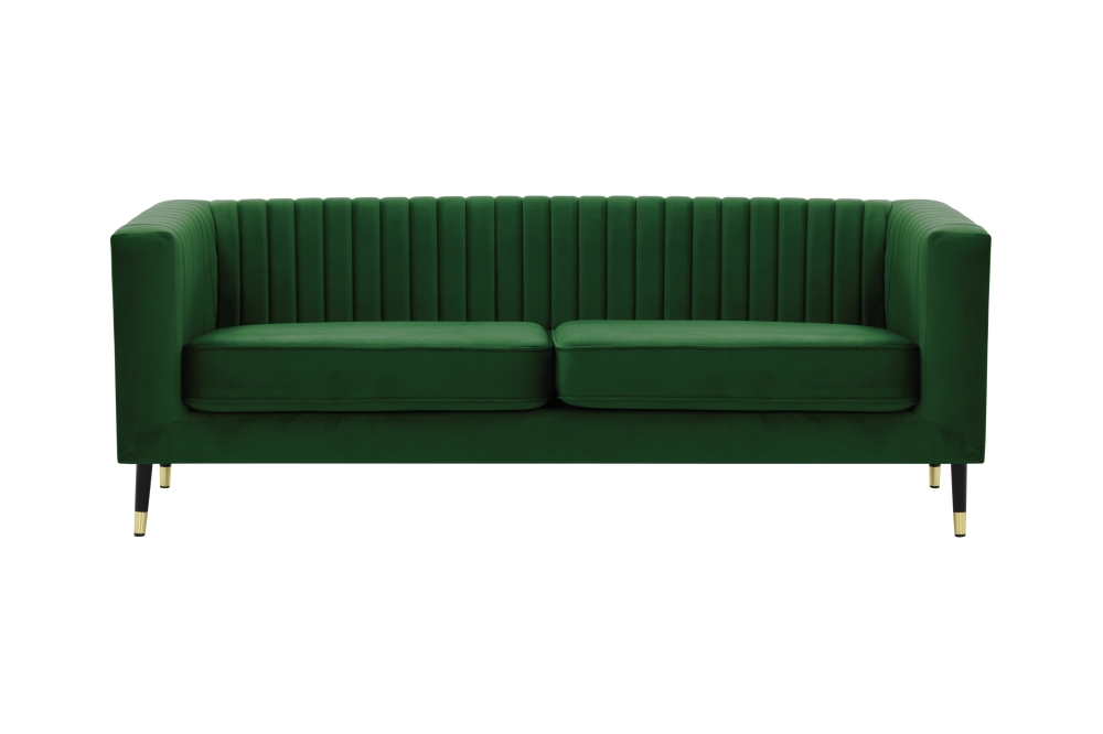 MODELL: ENYA 3 SITZER SOFA IN SAMTSTOFF „ VELOURS “ PREMIUM